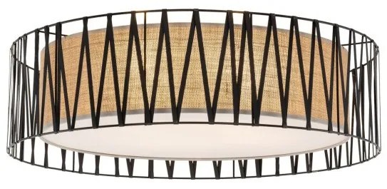 Πλαφονιέρα Φωτιστικό Οροφής 4xE27 15W IP20 Καφέ Harmony 4556 TK Lighting-4556-Καφέ 4556