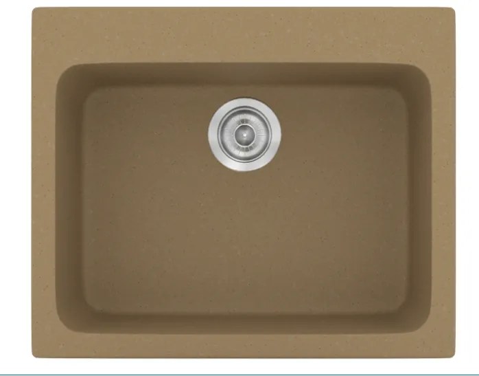 Sanitec Classic 331 Metallic Coffee Ένθετος Νεροχύτης