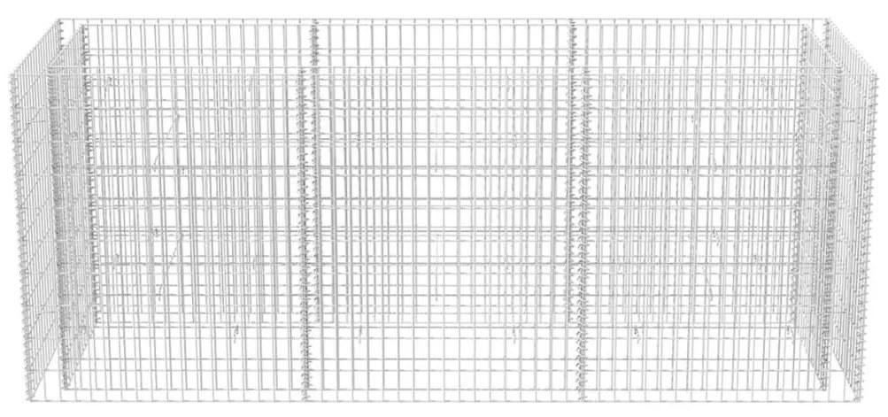 vidaXL Συρματοκιβώτιο - Γλάστρα Υπερυψωμένη 270x90x100 εκ. Ατσάλινη