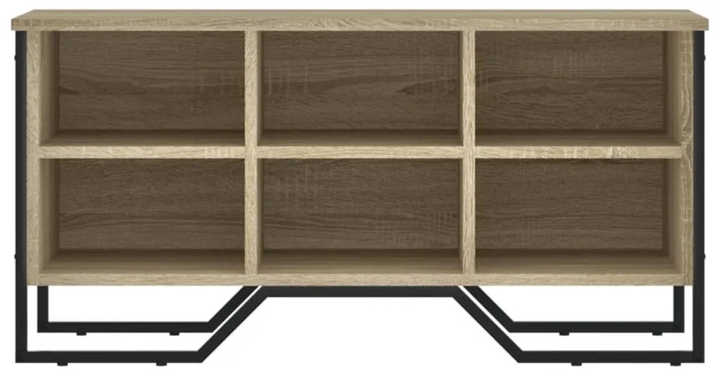 Παπουτσοθήκη Sonoma Δρυς 90x38x45,5 εκ. από Επεξεργασμένο Ξύλο - Καφέ