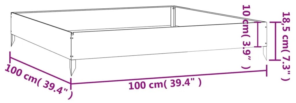 ΖΑΡΝΤΙΝΙΕΡΑ 100 X 100 X 18,5 ΕΚ. ΑΠΟ ΑΤΣΑΛΙ ΣΚΛΗΡΥΘΕΝ ΣΤΟΝ ΑΕΡΑ 824513