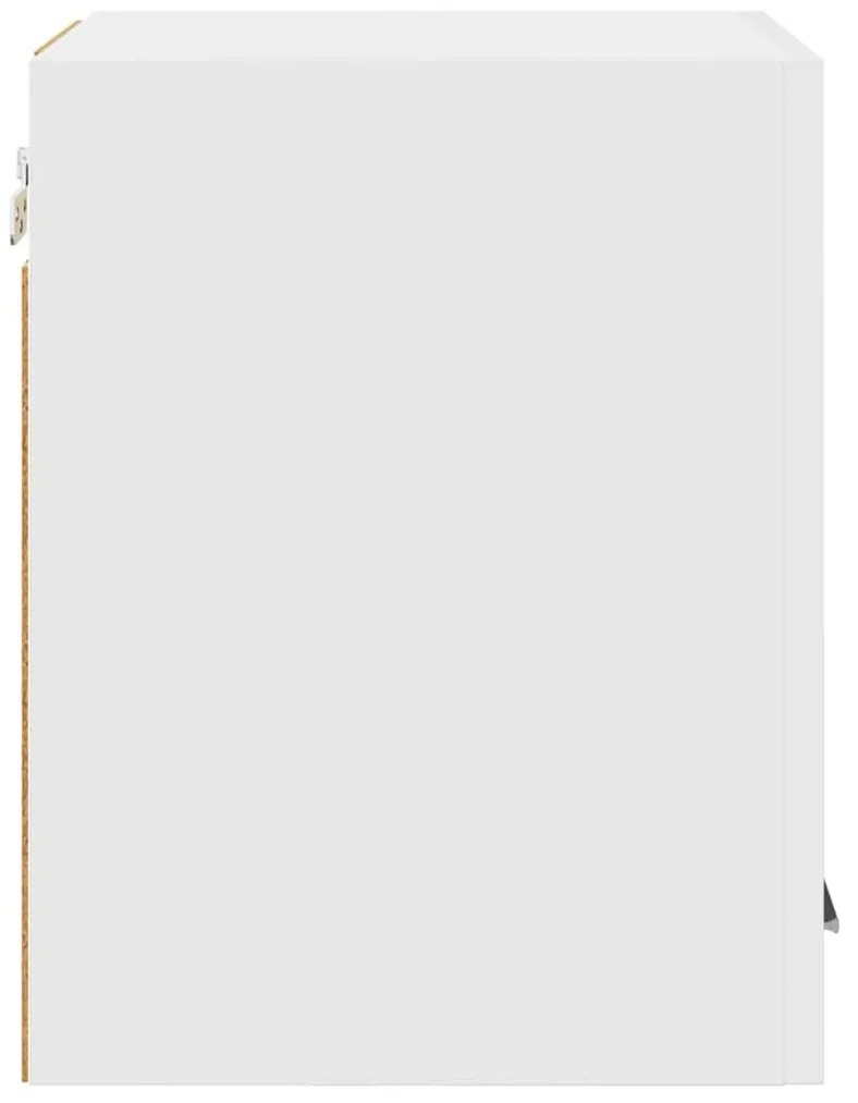 vidaXL Κρεμαστό ντουλάπι με αποθήκευση Riga Λευκό 30 x 31 x 40 εκ.