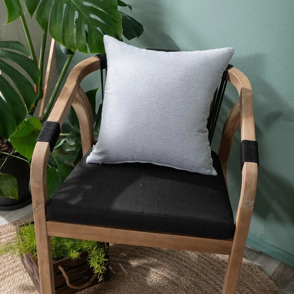 Μαξιλαροθήκη Διακοσμητική Ostia 04 Grey Teoran 43X43 Cotton-Polyester