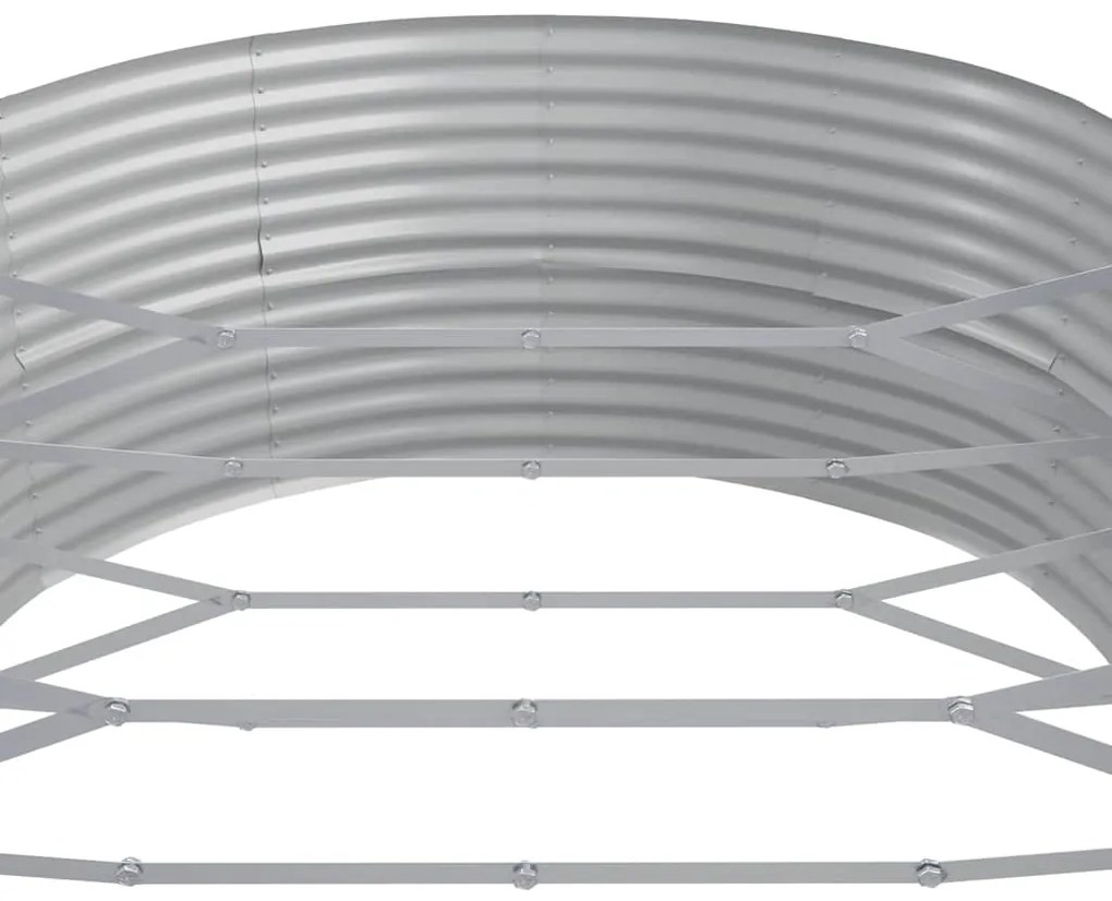 vidaXL Ζαρντινιέρα Ανθρακί 544x100x36εκ Ατσάλι με Ηλεκτρ. Βαφή Πούδρας