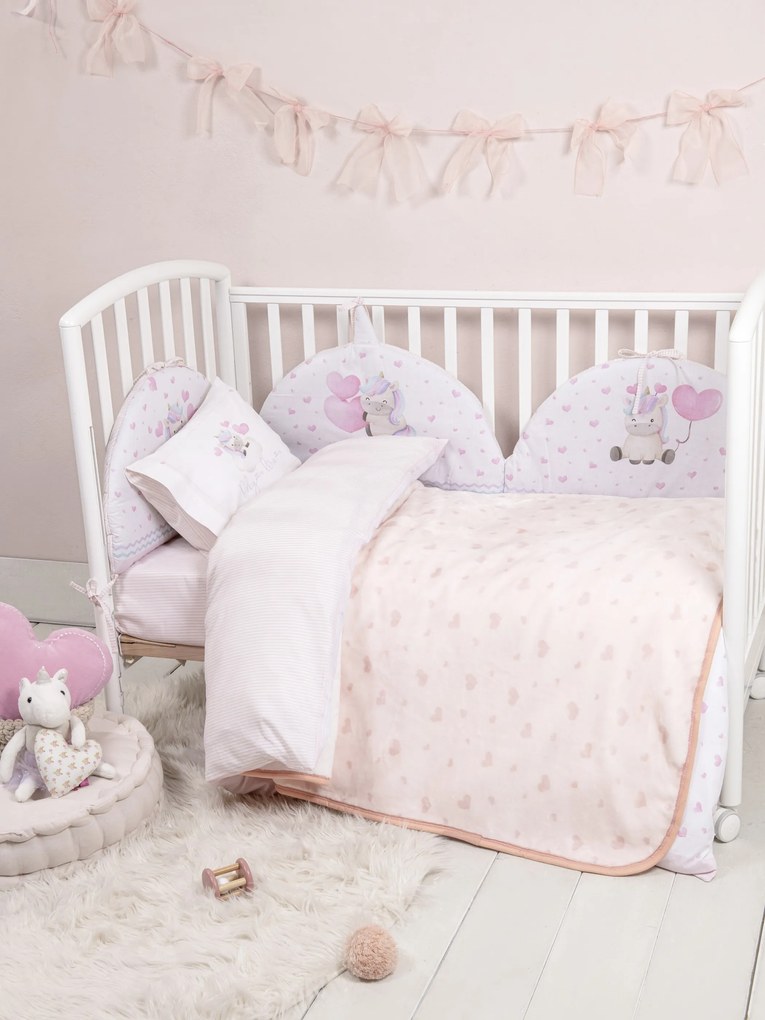 Κουβέρτα Βελουτέ Κούνιας 110x140 - Luni Uni 5206482168008