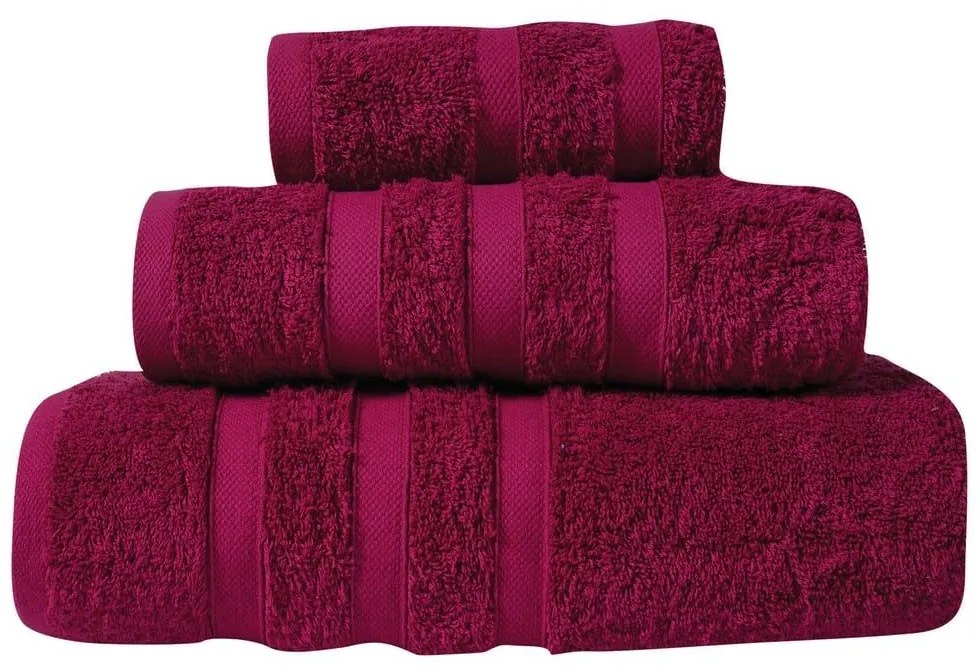 Πετσέτα Prestige 1168 Plum Das Home Σώματος 80x150cm 100% Βαμβάκι