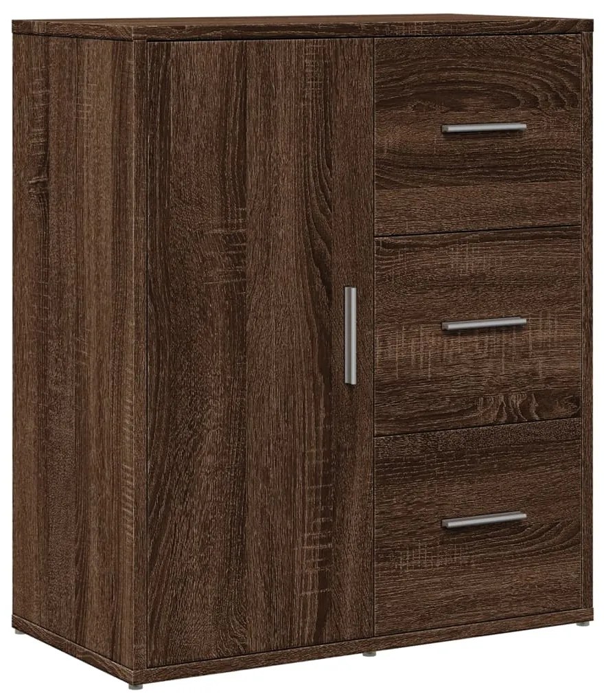vidaXL Βοηθητικό Ντουλάπι Καφέ Δρυς 60x31x70εκ. από Επεξεργασμένο Ξύλο
