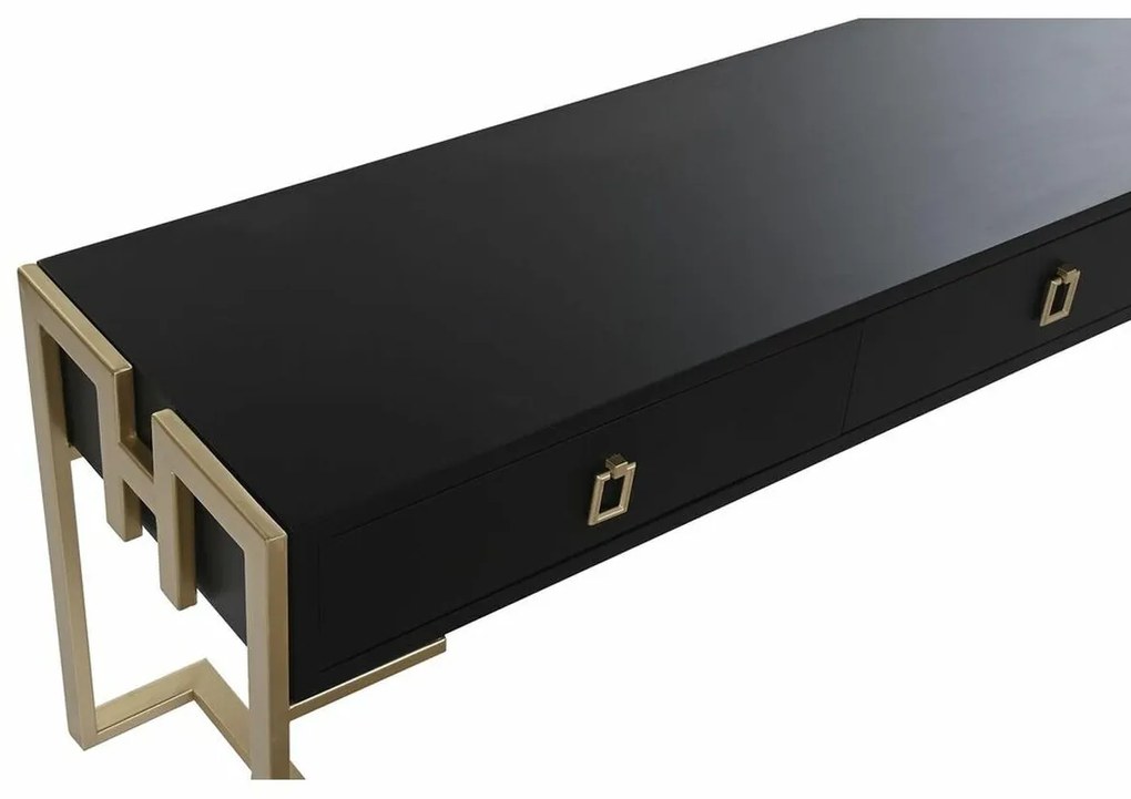 Τραπεζάκι Καφέ DKD Home Decor 150 x 36 x 48 cm Μέταλλο Ξύλο Αλουμίνιο