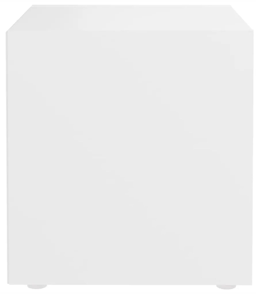 vidaXL Έπιπλα Τηλεόρασης 2 τεμ. Λευκά 37 x 35 x 37 εκ. από Επεξ. Ξύλο