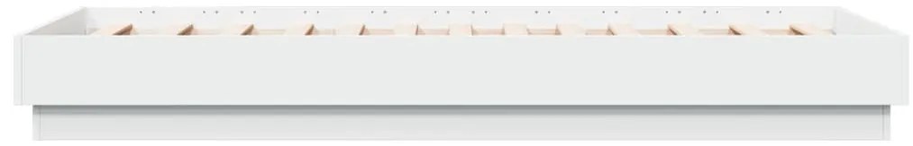 vidaXL Πλαίσιο Κρεβατιού Λευκό 75 x 190 εκ. από Επεξεργασμένο Ξύλο