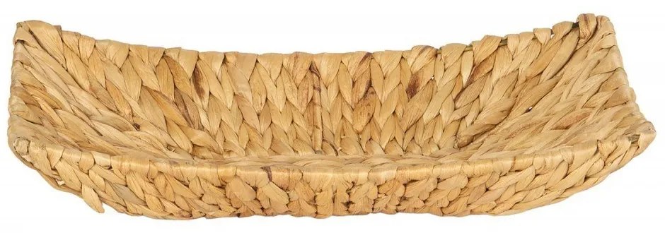 Διακοσμητικός Δίσκος AH-AX23115 42x22x8cm Natural Andrea House Υδροϋάκινθος