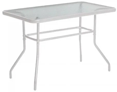 ΤΡΑΠΕΖΙ ΚΗΠΟΥ Fylliana 030 ΛΕΥΚΟ ΧΡΩΜΑ 140x80x70εκ 327-124-131