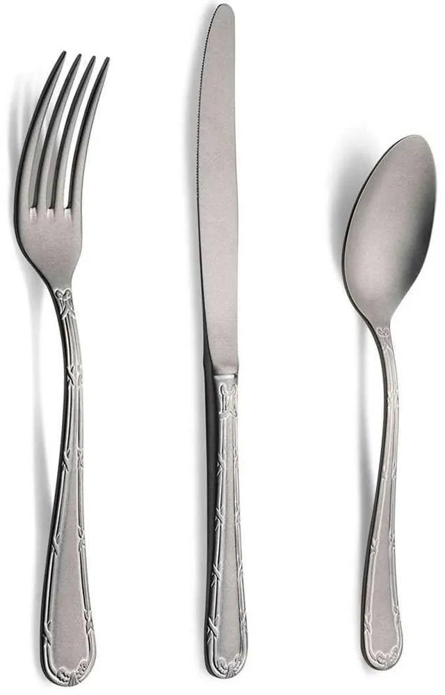Μαχαιροπίρουνα (Σετ 24Τμχ) Croise 666045 Silver Face 24 τμχ Stainless Steel