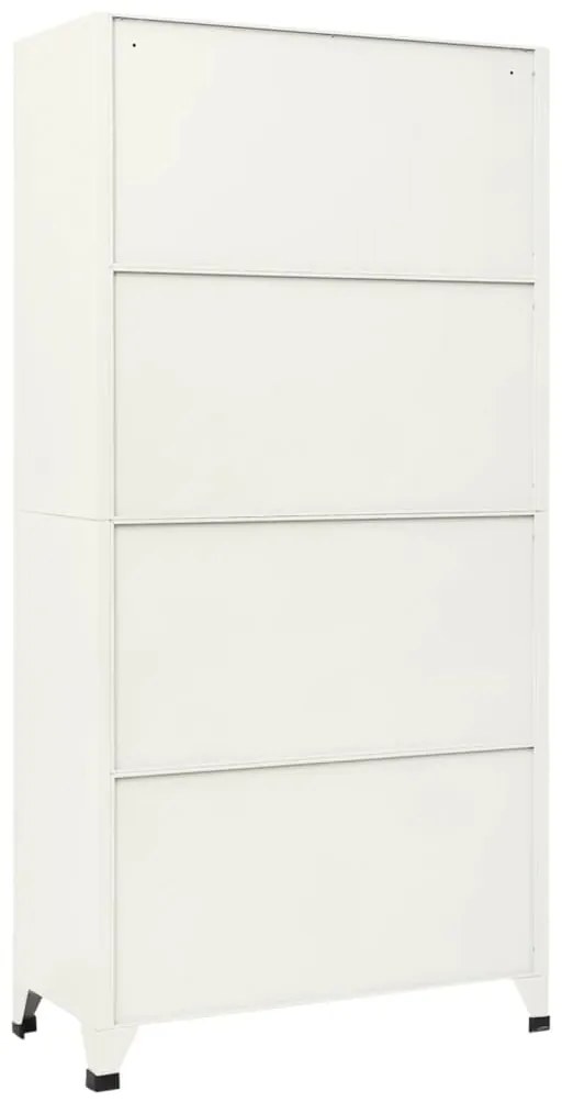 vidaXL Φοριαμός Γκρι και Μπλε 90 x 45 x 180 εκ. Ατσάλινος