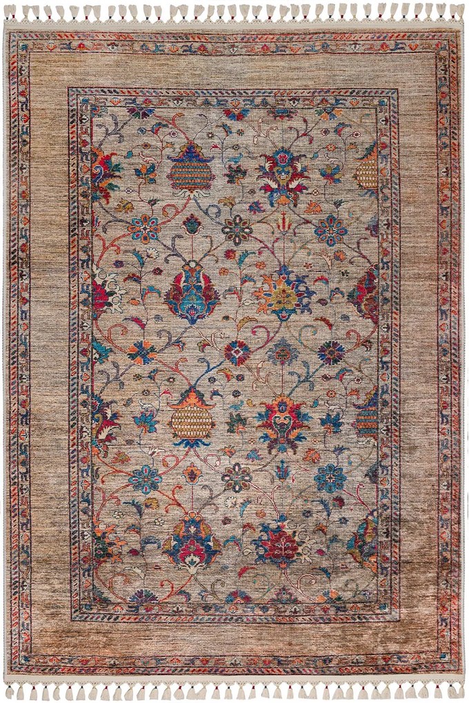 Χαλί Nomadian 5078 MLS Beige-Multi Βιοκαρπέτ 120X180cm