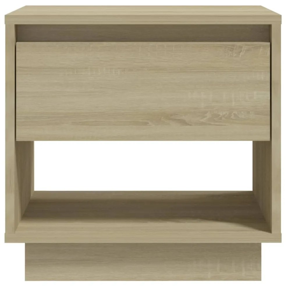 vidaXL Κομοδίνα 2 τεμ. Sonoma Δρυς 45 x 34 x 44 εκ. Επεξεργ. Ξύλο