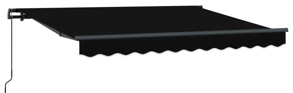 vidaXL Σκηνίτσα Αναδιπλούμενη Μαύρο 350 x 200 cm