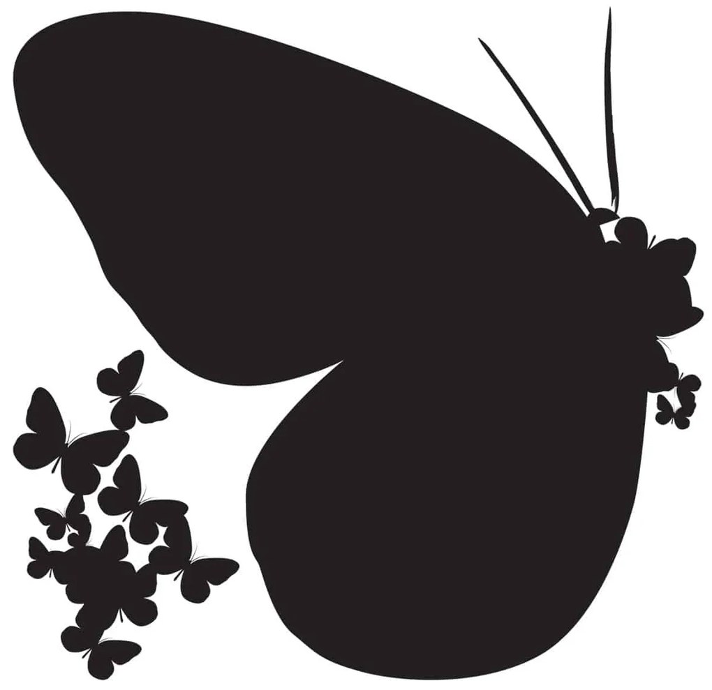 Διακοσμητικά αυτοκόλλητα τοίχου Butterflies Silhouettes Ango