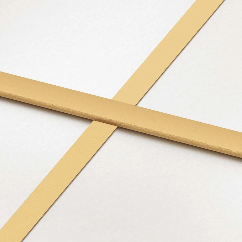 vidaXL Συρόμενη Πόρτα Χρυσή 90x205 εκ. Αμμοβολή ESG Γυαλί/Αλουμίνιο