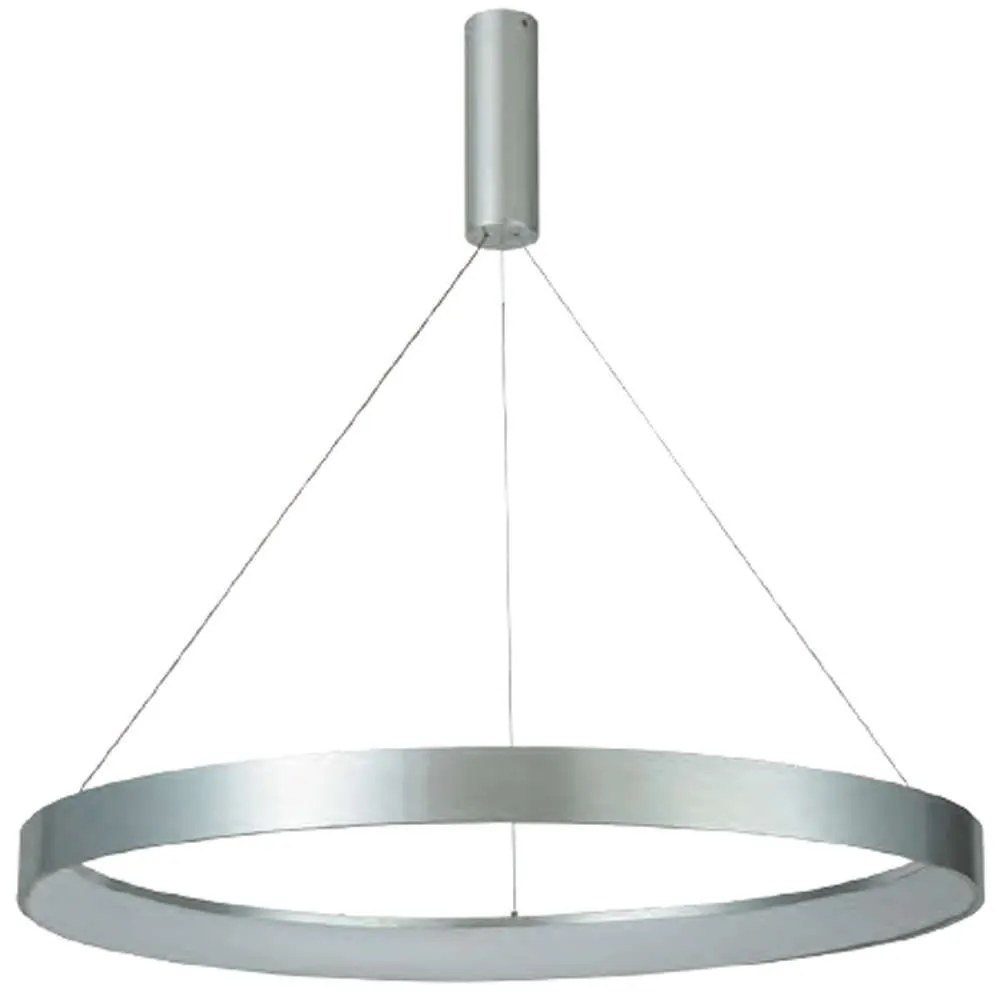 Φωτιστικό Οροφής 77-8145 Led 80cm Amaya Nickel Mat Homelighting Aluminum,Acrylic