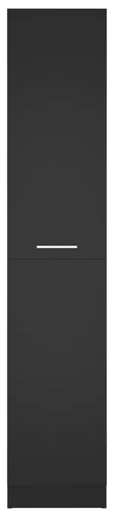 vidaXL Συρταριέρα Γενικής Χρήσης Μαύρο 30 x 42,5 x 150 από Μοριοσανίδα