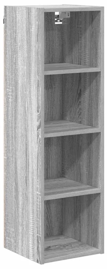 vidaXL Κρεμαστό ντουλάπι Γκρίζο Σονομα 30 x 29,5 x 100 εκ.