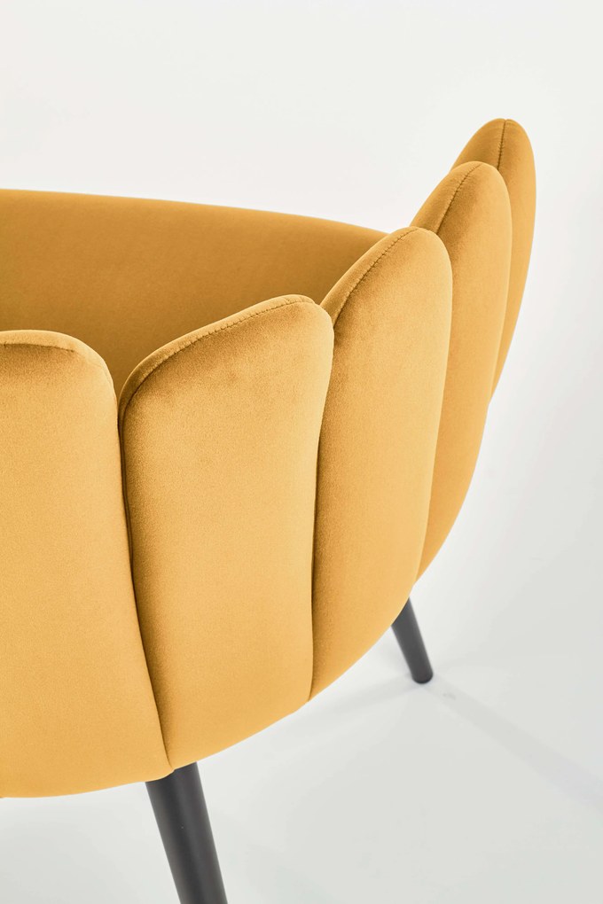 K410 chair, color: mustard DIOMMI V-CH-K/410-KR-MUSZTARDOWY