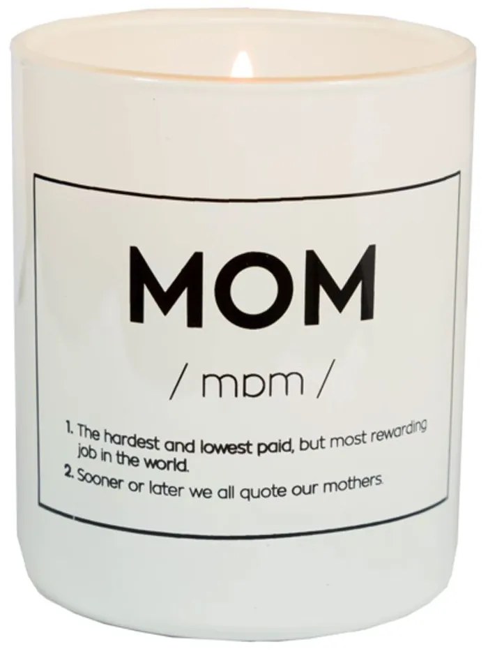 Κερί Σε Γυάλινο Δοχείο DC0423 Mom 7.5x12cm Fisura Paraffin