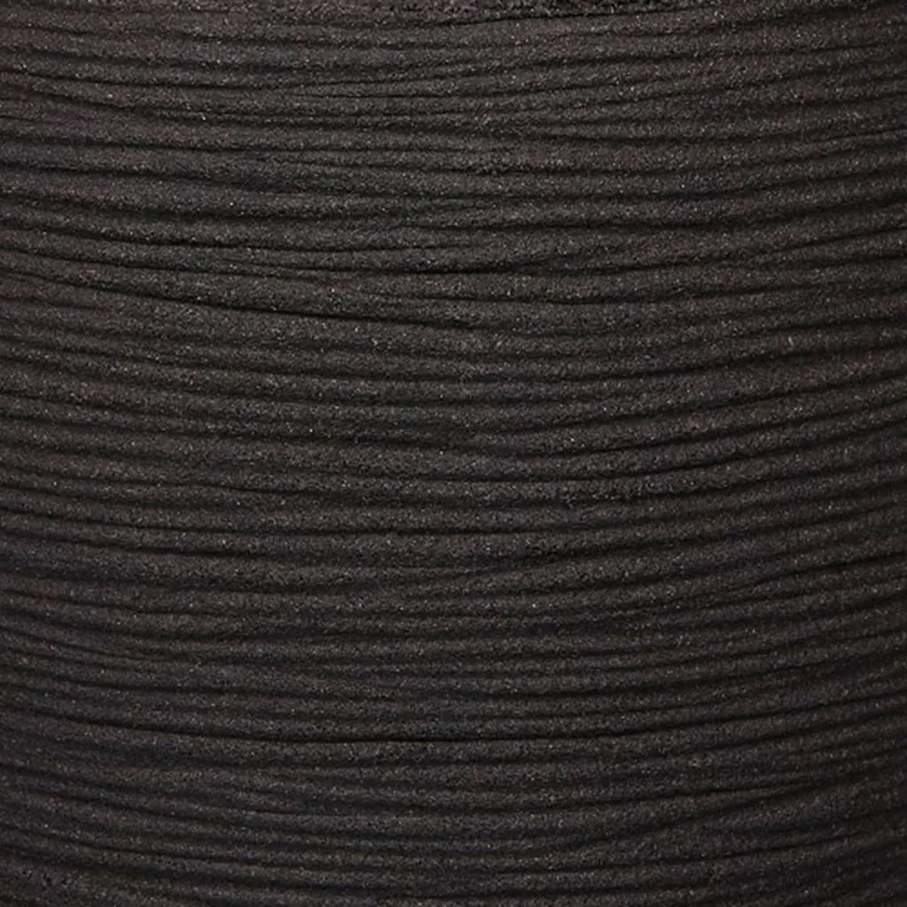 Capi Βάζο Nature Rib Κωνικό Μαύρο 42 x 38 εκ. KBLR362