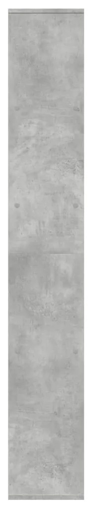 vidaXL Βιβλιοθήκη/Διαχωριστικό Χώρου Γκρι 67x25x161,5 εκ. Επεξ. Ξύλο