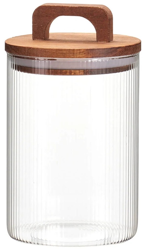 Γυάλινο Δοχείο Τροφίμων με καπάκι και χωρητικότητα 0.9lt