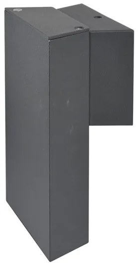 Απλίκα Φωτιστικό Τοίχου GL13403 LED 1W 3000K Ανθρακί IP54 Sunlight-GL13403-Ανθρακί GL13403
