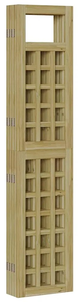 vidaXL Παραβάν ιδιωτικότητας 5 pcs Καφέ 200 x 180 cm