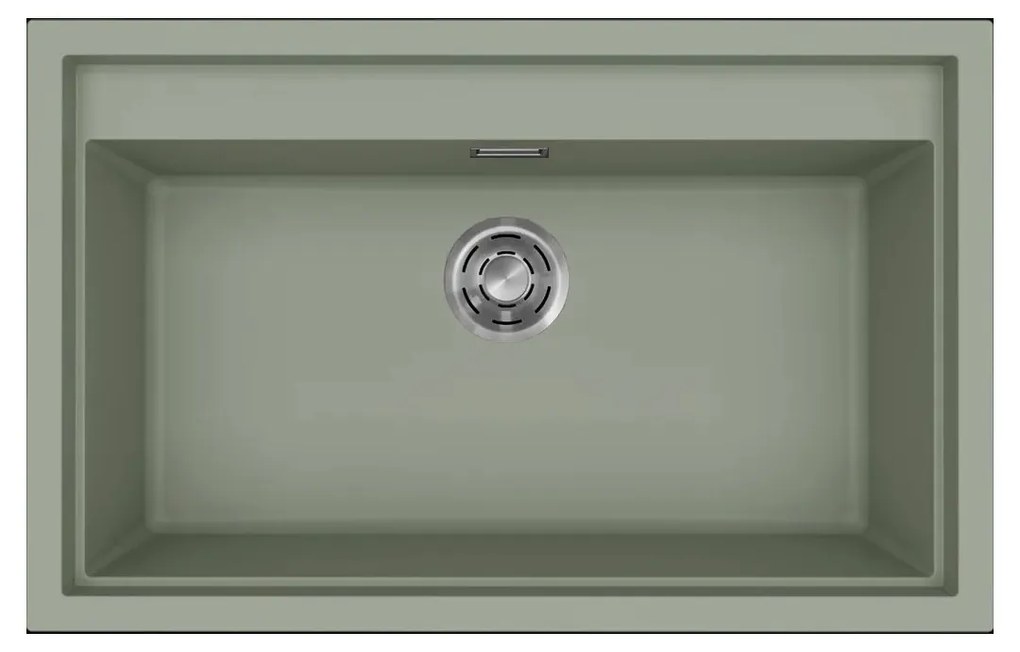 Νεροχύτης κουζίνας SINTESI 130 Sage Green 82 ELLECI 79x50cm
