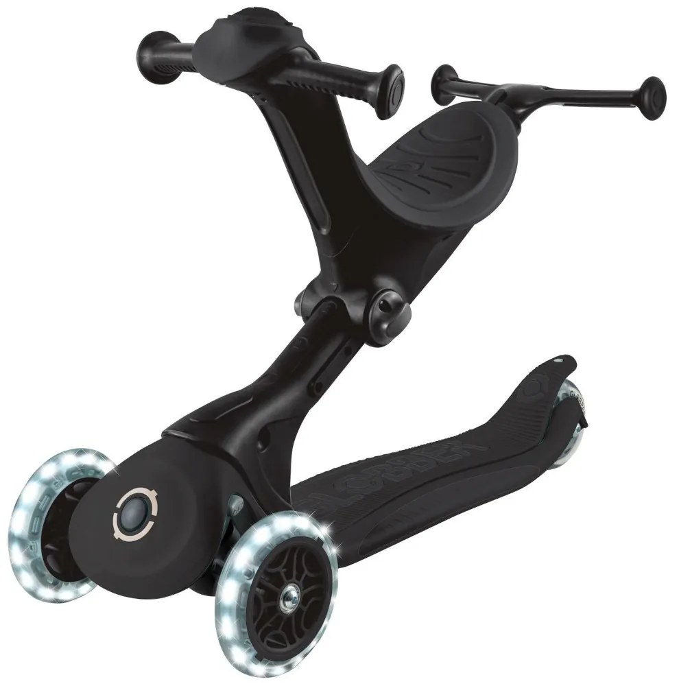 Globber Scooter Go.Up Deluxe Fantasy Lights Black