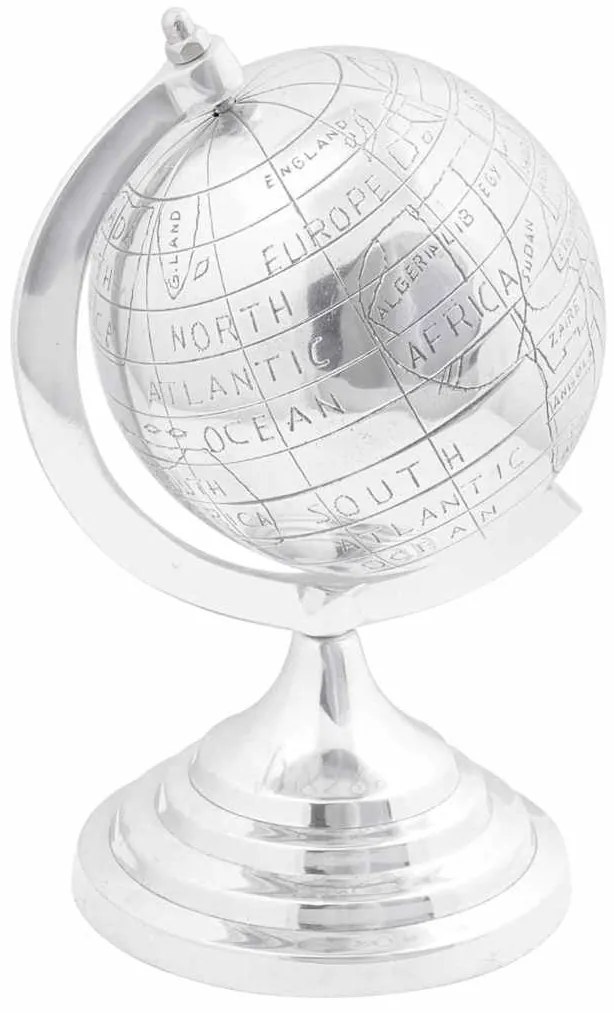 Γλυπτική Ασημί 16.5 x 14 x 26 εκ Αλουμίνιο