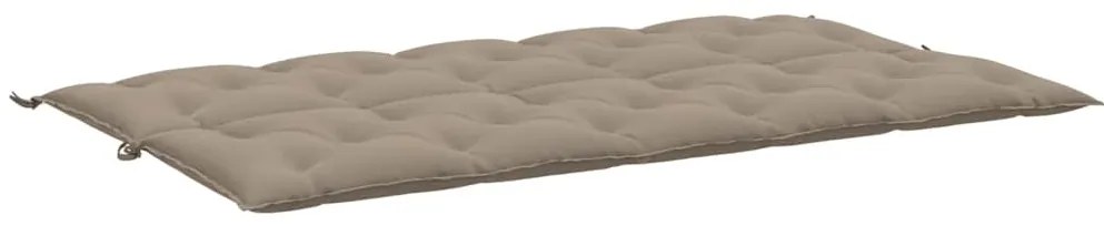 vidaXL Μαξιλάρι Πάγκου Κήπου Taupe 180x(50+50)x7 εκ. Ύφασμα Oxford