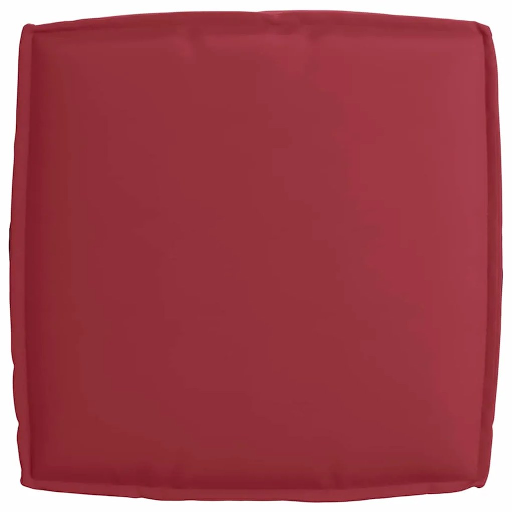 vidaXL Μαξιλάρι παλέτας για κάθισμα Κόκκινο 60 x 60 x 12 cm