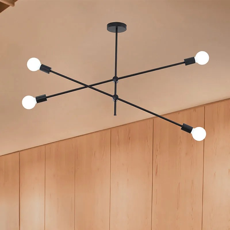 Φωτιστικό Οροφής Πολύφωτο Eurolamp 144-23001