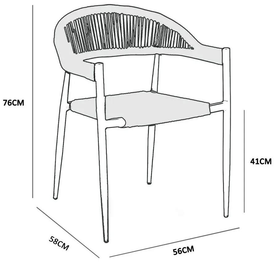 MEZZA LUNA ΠΟΛΥΘΡΟΝΑ ΜΑΥΡΟ ΦΥΣΙΚΟ 56x58xH76cm - 22-0195