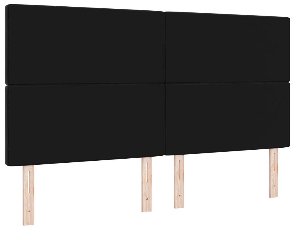 vidaXL κεφαλάρι  Κρυστάλλινη Κουμπί Tufted Μαύρο 180 εκ. Βελούδινο