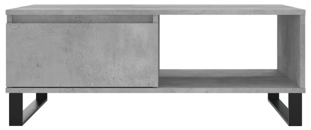 vidaXL Τραπεζάκι Σαλονιού Γκρι Σκυρ. 90x60x35 εκ. Επεξεργασμένο Ξύλο