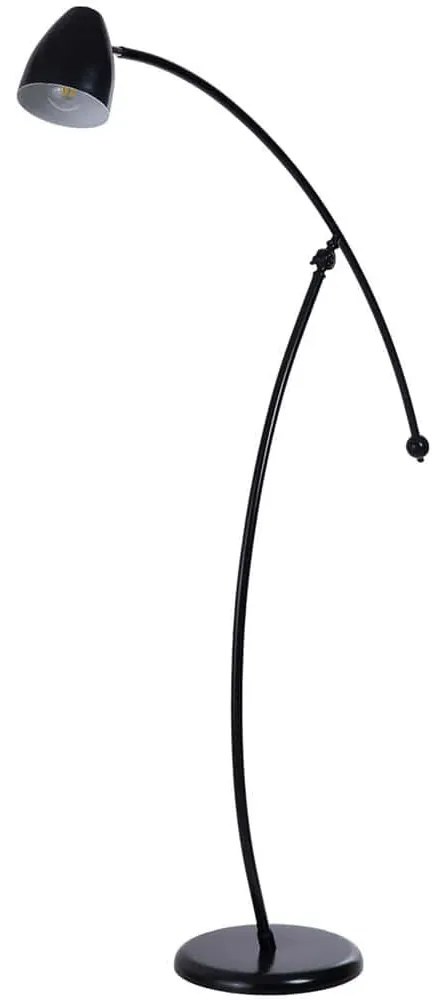 Φωτιστικό Δαπέδου 534LUN5619 Φ30x155cm 1xE27 40W Black Opviq
