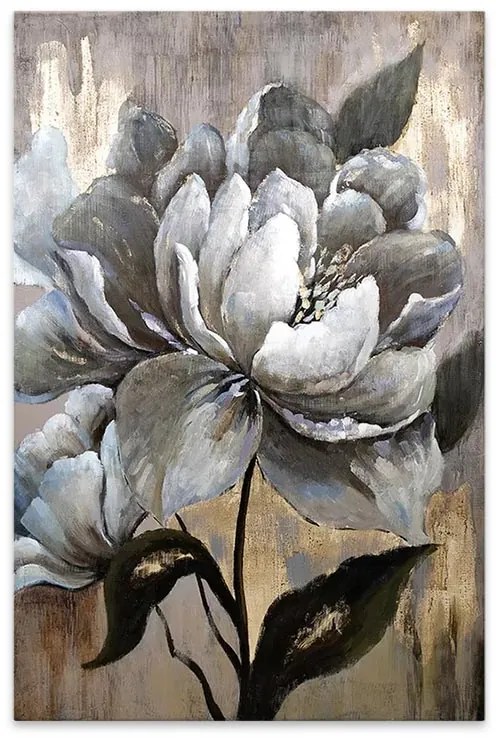 Πίνακας σε καμβά "White Magnolias" Megapap ψηφιακής εκτύπωσης 60x90x3εκ. - 0127928