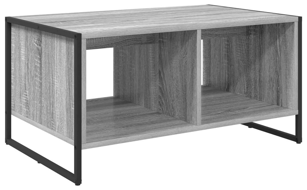 vidaXL Τραπεζάκι σαλονιού Γκρίζο Σονομα 80 x 50 x 40 cm