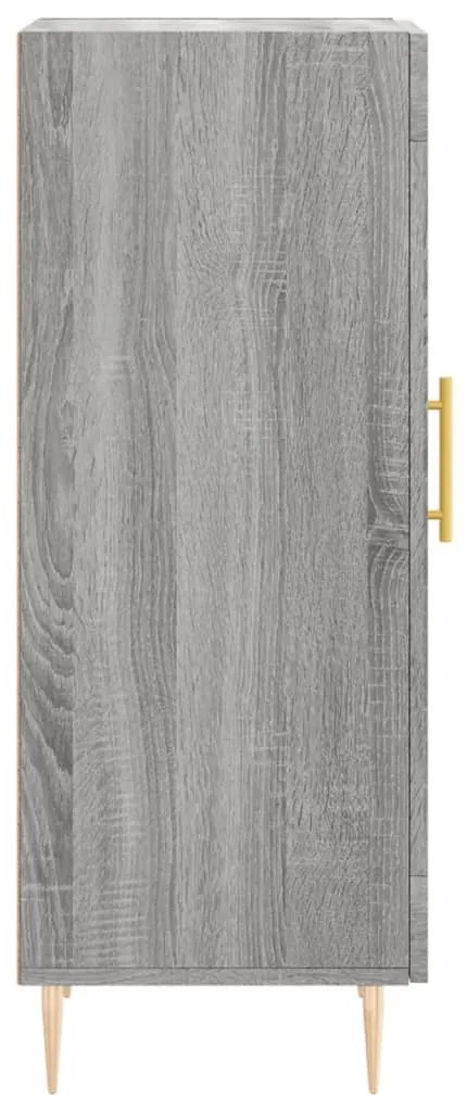 vidaXL Ντουλάπι Γκρι Sonoma 34,5x34x90 εκ. από Επεξεργασμένο Ξύλο