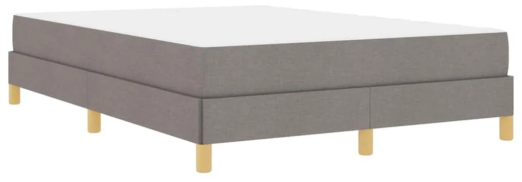 vidaXL Κρεβάτι με ελατήρια Ταμπά, Καφέ 140 x 200 cm