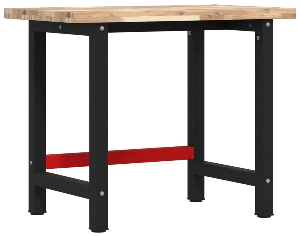 vidaXL Πάγκος Εργασίας Ορθογώνιος 100x60x83 εκ. από Μασίφ Ξύλο Ακακίας
