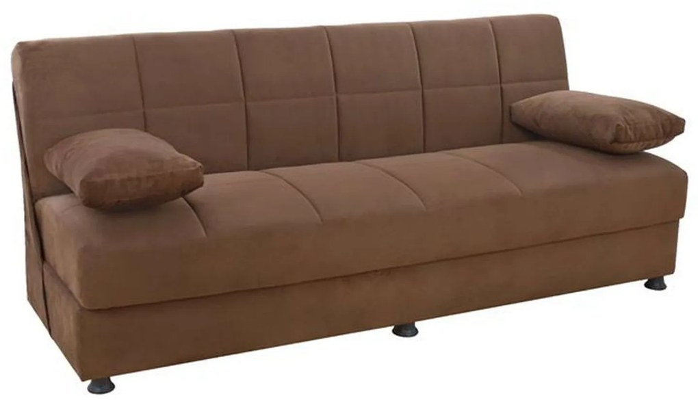 Καναπές Κρεβάτι Τριθέσιος Ege 1205 HM3067.02 Brown Ξύλο,Ύφασμα