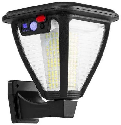 LED ηλιακό φωτιστικό τοίχου - διακοσμητικό κήπου W791-2